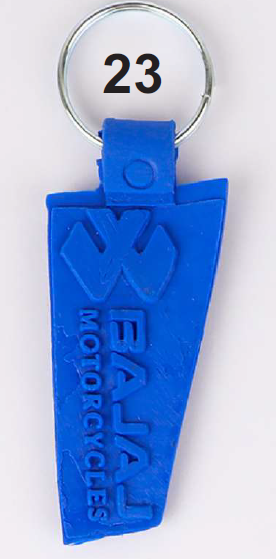 TWO WHEELER KEYCHAIN